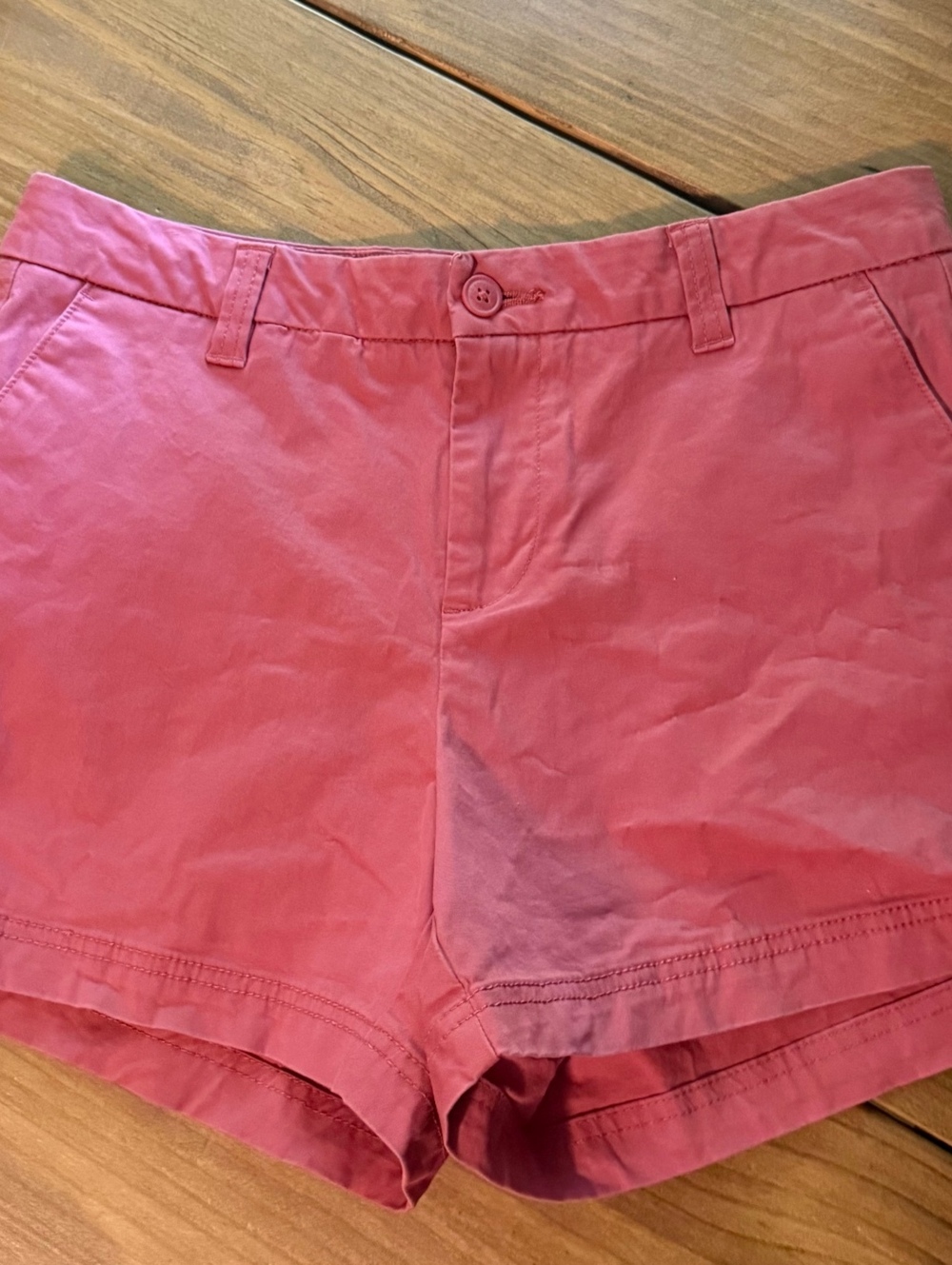 Magellan Outdoors Women's Coral/Red Cotton Chino Shorts Size 6